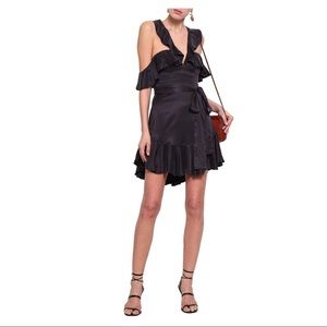 ZIMMERMANN
SOLD Cold-shoulder ruffled silk mini dress 1